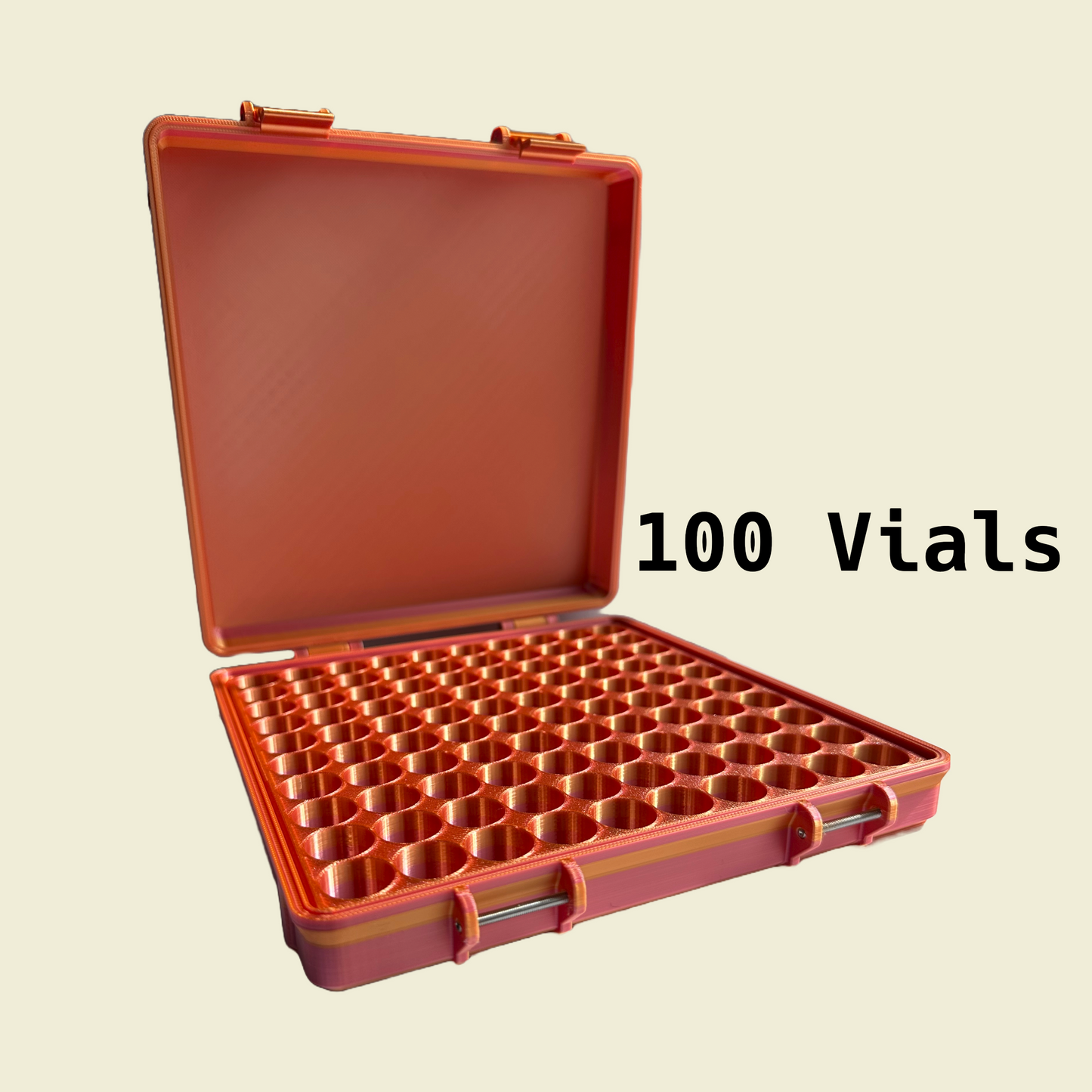 3ml Peptide Vial Case | Durable Storage Rack (4β100 Vial Capacity) | GLP-1