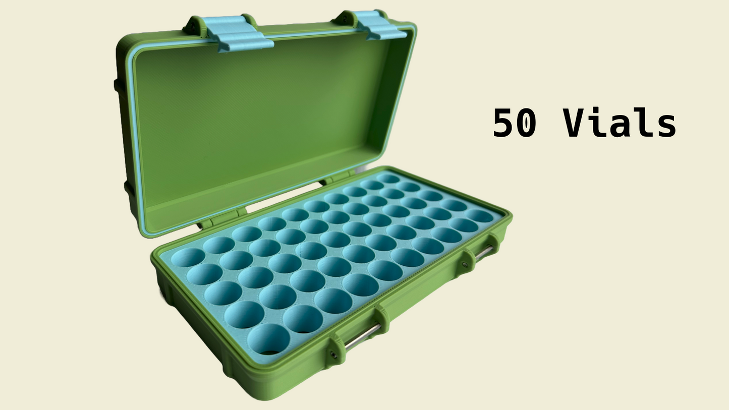 3ml Peptide Vial Case | Durable Storage Rack (4β100 Vial Capacity) | GLP-1