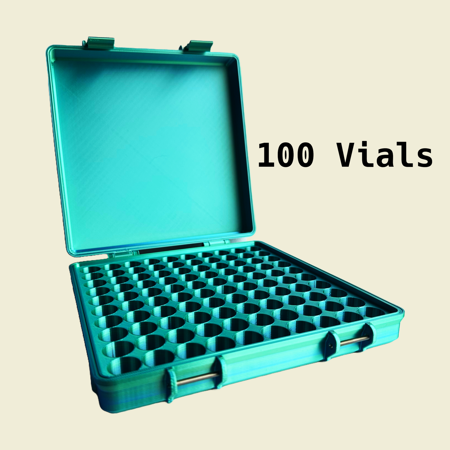 3ml Peptide Vial Case | Durable Storage Rack (4β100 Vial Capacity) | GLP-1