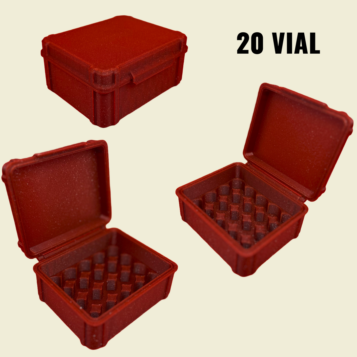 3ml Peptide Vial Storage Container for Fridge, Freezer, and on the go.