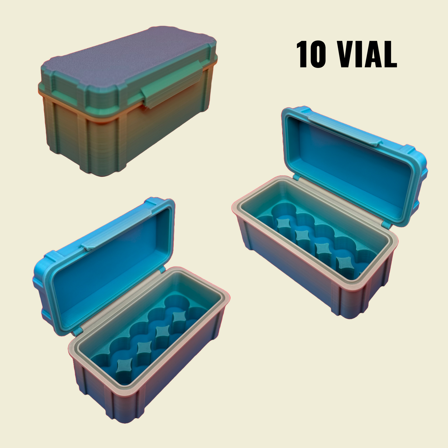 3ml Peptide Vial Storage Container for Fridge, Freezer, and on the go.