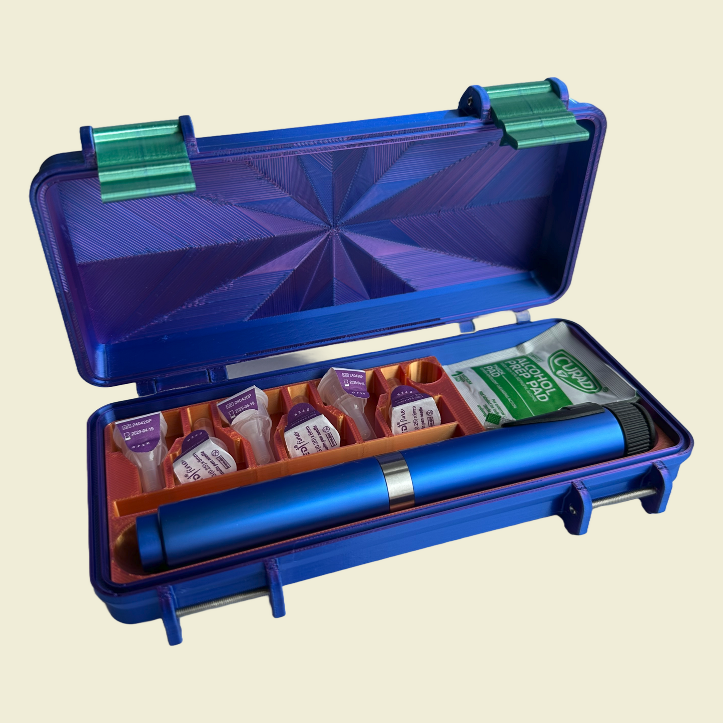 Peptide Pen Carrying Case –Sleek 1 Slot Organizer Travel-Ready Injection Pen (Copy)