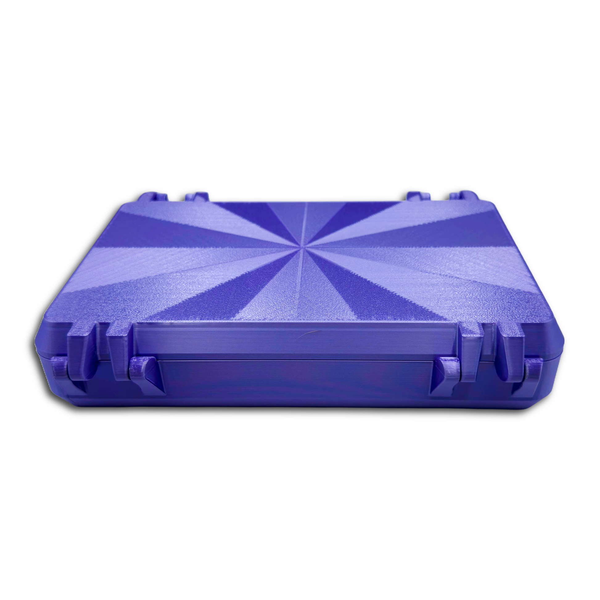 Closed two-pen storage case shown from top view. Compact design for organizing GLP-1, insulin, or peptide pens for home or travel use.