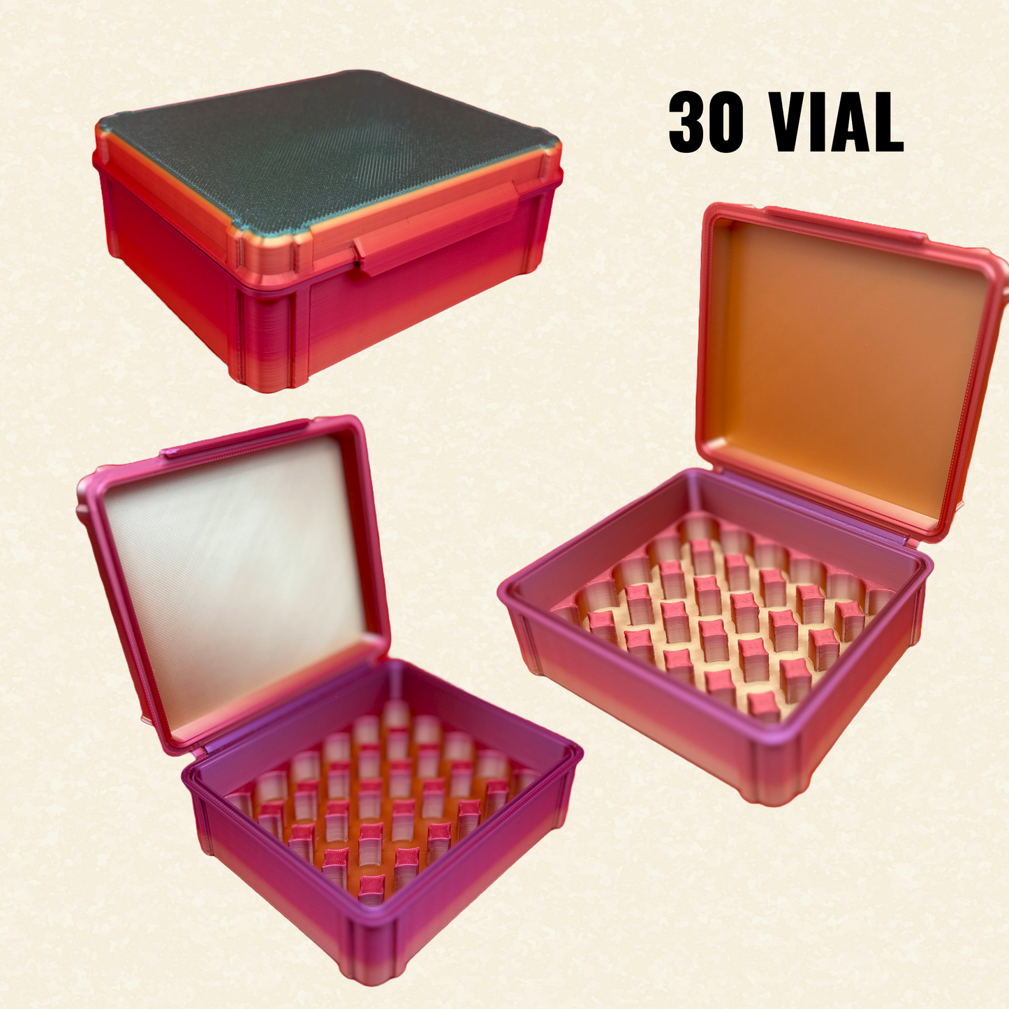 3ml Peptide Vial Storage Container for Fridge, Freezer, and on the go.