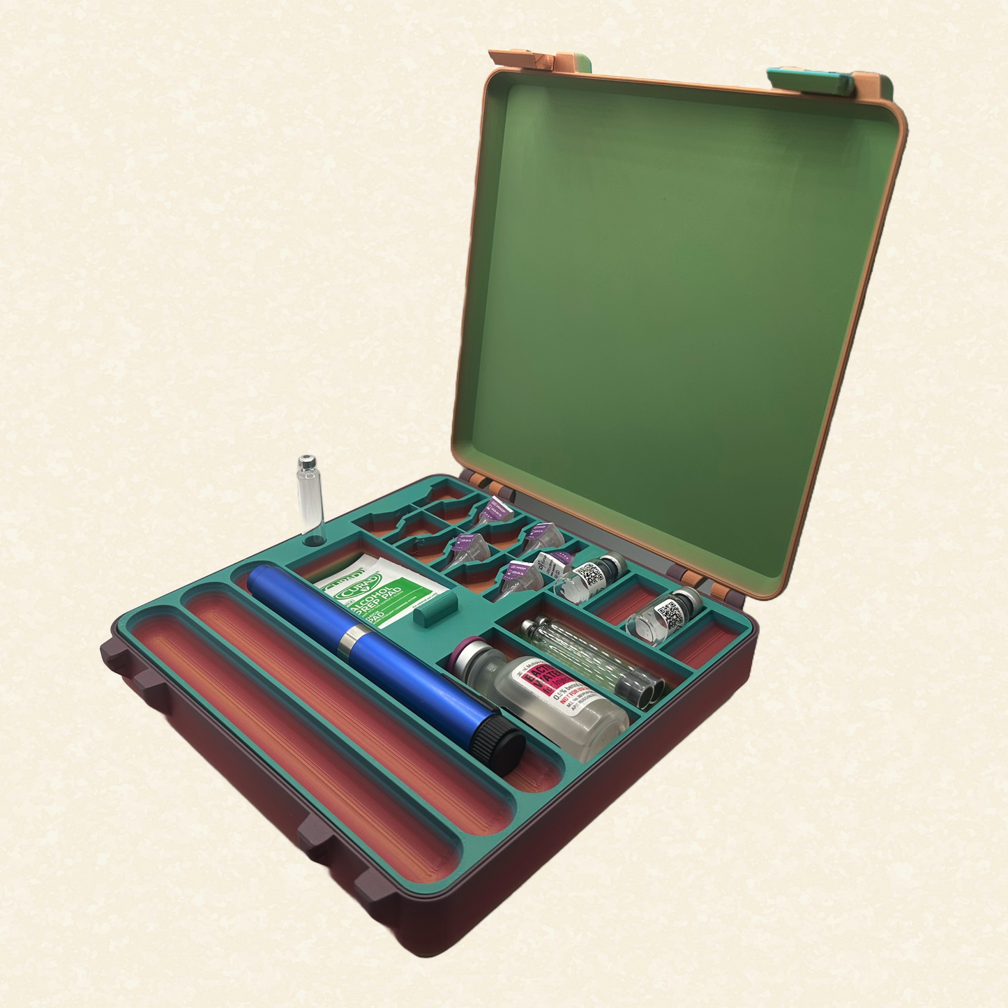 3 Peptide Pen & Needle Deluxe Storage Case | Tirzepatide | Semaglutide